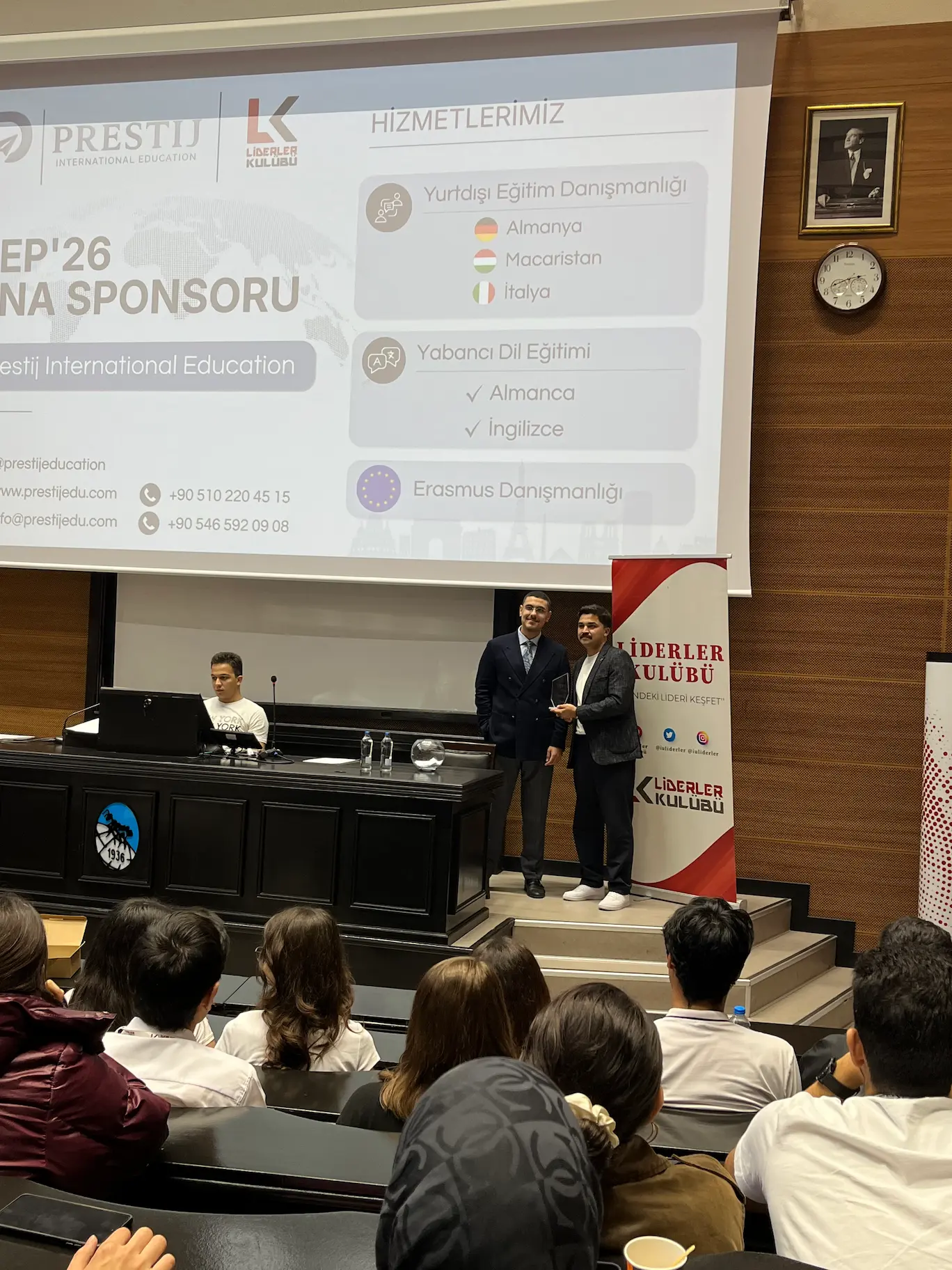 İstanbul Üniversitesi Liderler Kulübü Plaket Töreni